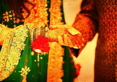 Happy couple love marriage